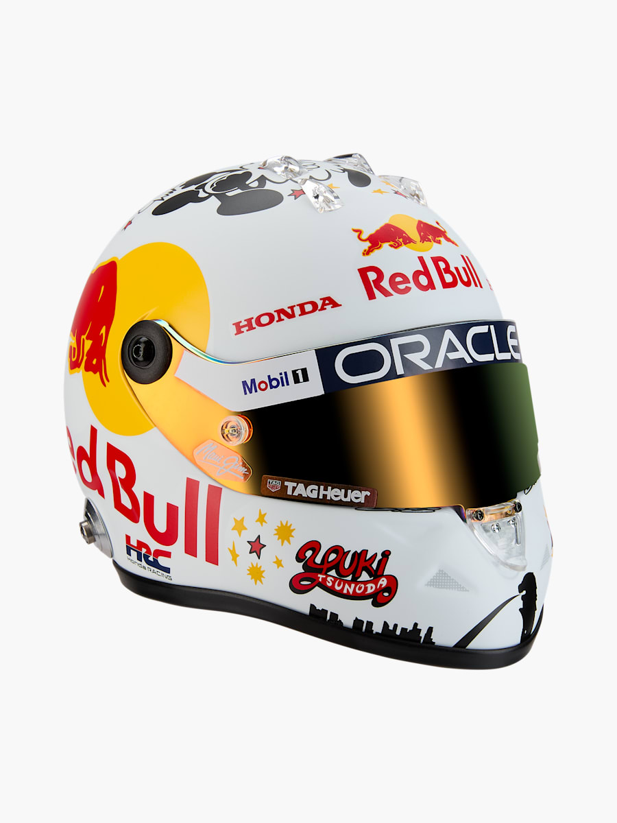 1:2 Yuki Tsunoda Singapore GP 2025 Minihelm (M-RBR25360): Oracle Red Bull Racing