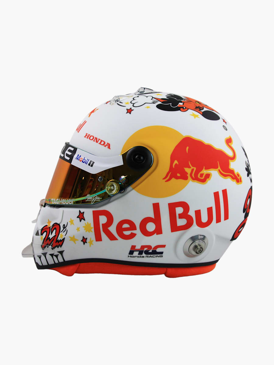 1:4 Yuki Tsunoda Singapore GP 2025 Mini Helm (M-RBR25361): Oracle Red Bull Racing