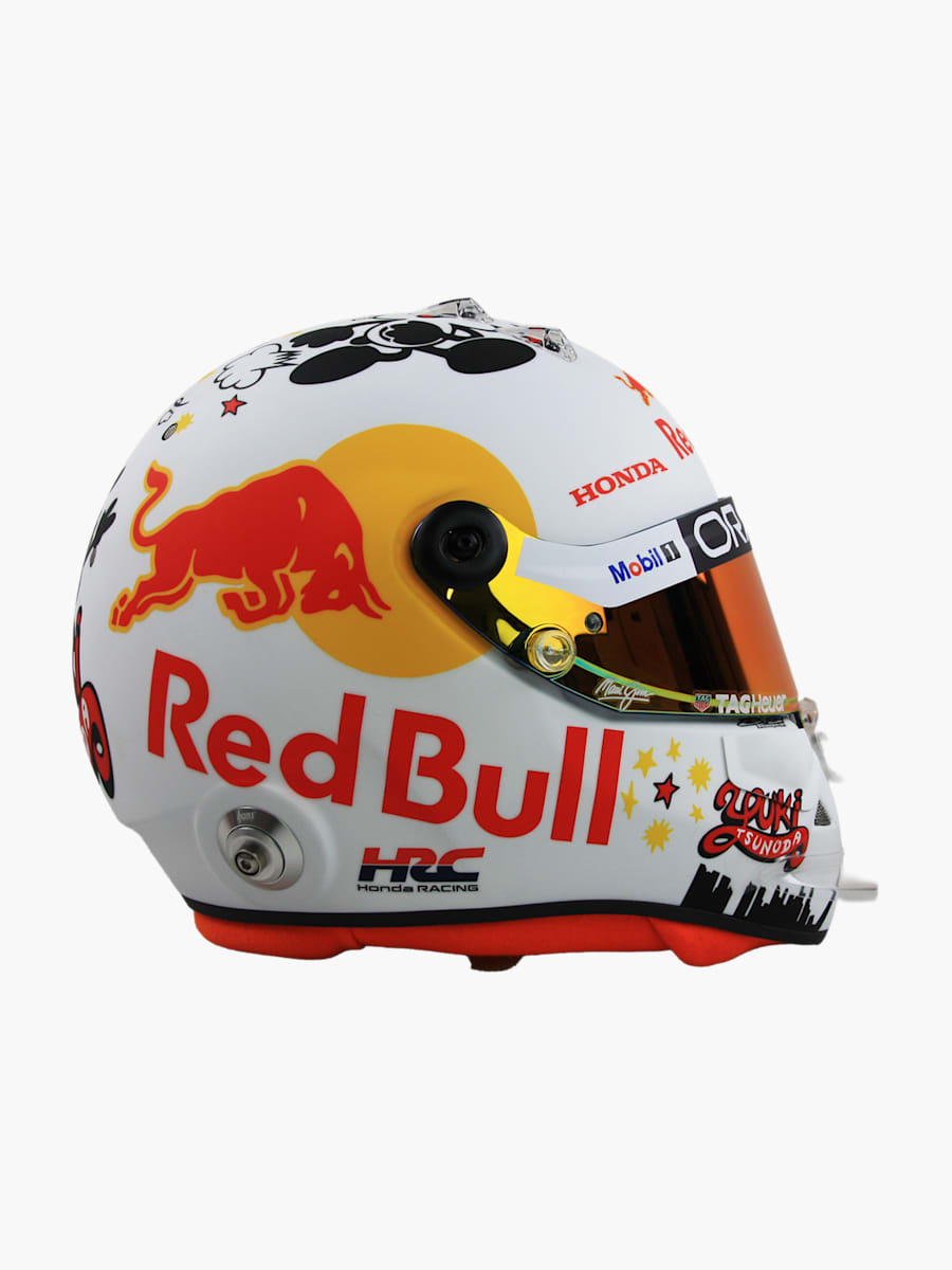1:4 Yuki Tsunoda Singapore GP 2025 Mini Helmet (M-RBR25361): Oracle Red Bull Racing