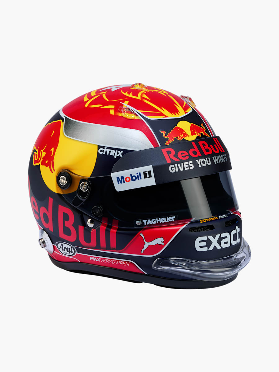 1:2 Max Verstappen 2017 Season Mini Helmet (M-RBR25372): Oracle Red Bull Racing