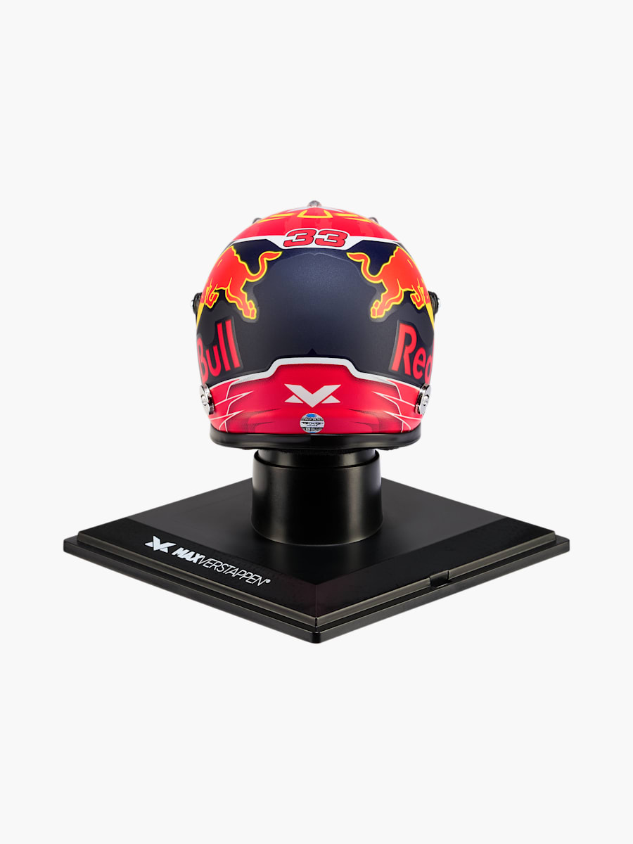 1:4 Max Verstappen Saison 2017 Minihelm (M-RBR25373): Oracle Red Bull Racing