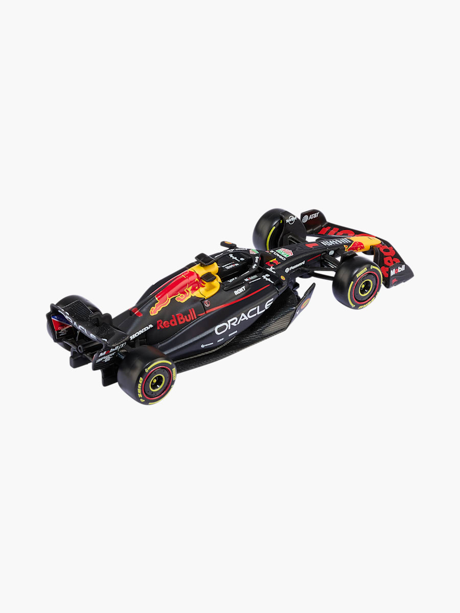 1:43 Oracle Red Bull Racing RB21 Verstappen with Pit Garage (M-RBR26152): Oracle Red Bull Racing