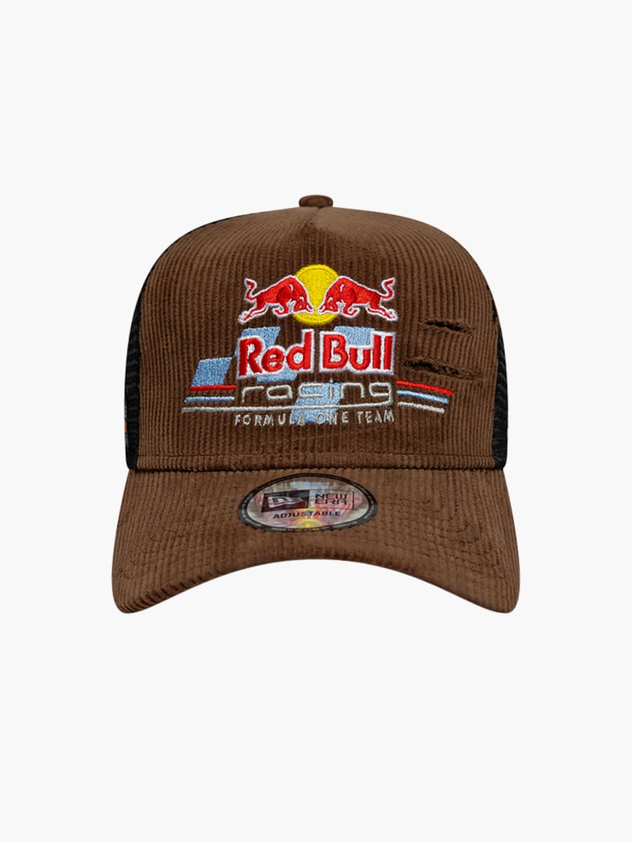 New Era Distressed Cord Trucker Cap (M-RBR26161): Oracle Red Bull Racing