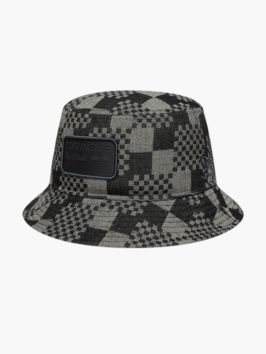 New Era Denim Checker Bucket Hat (M-RBR26163): Oracle Red Bull Racing
