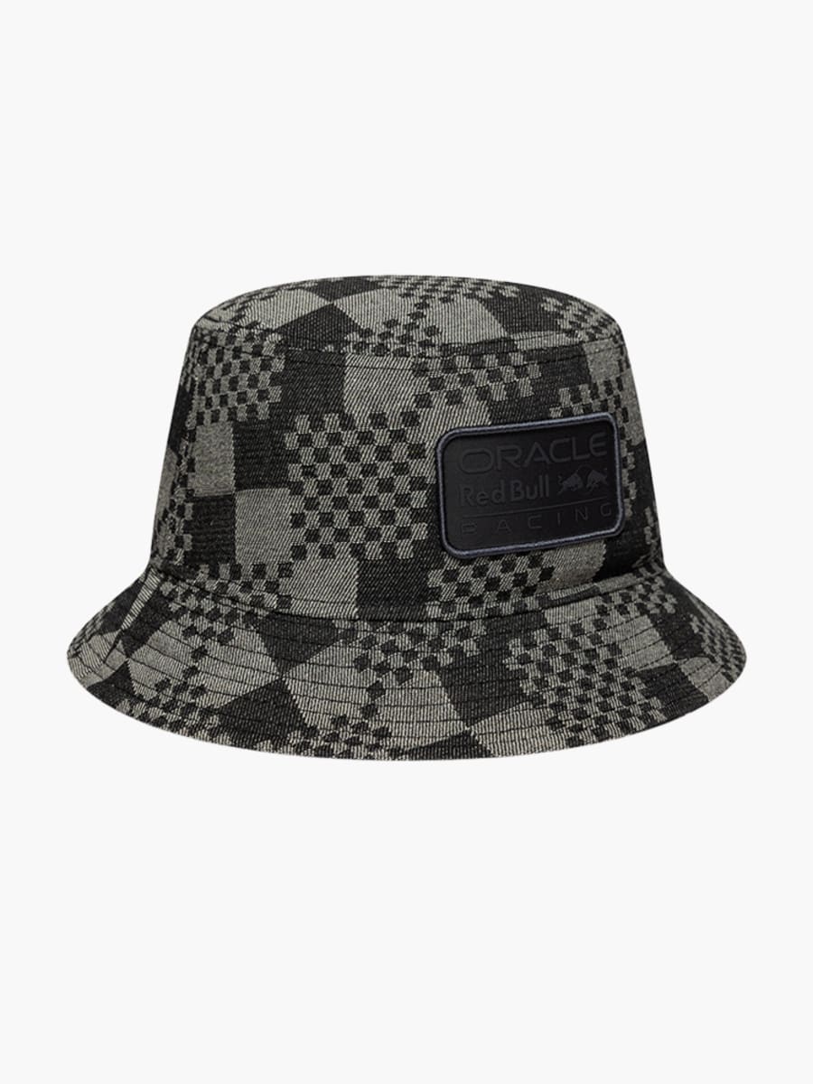New Era Denim Checker Bucket Hat (M-RBR26163): Oracle Red Bull Racing