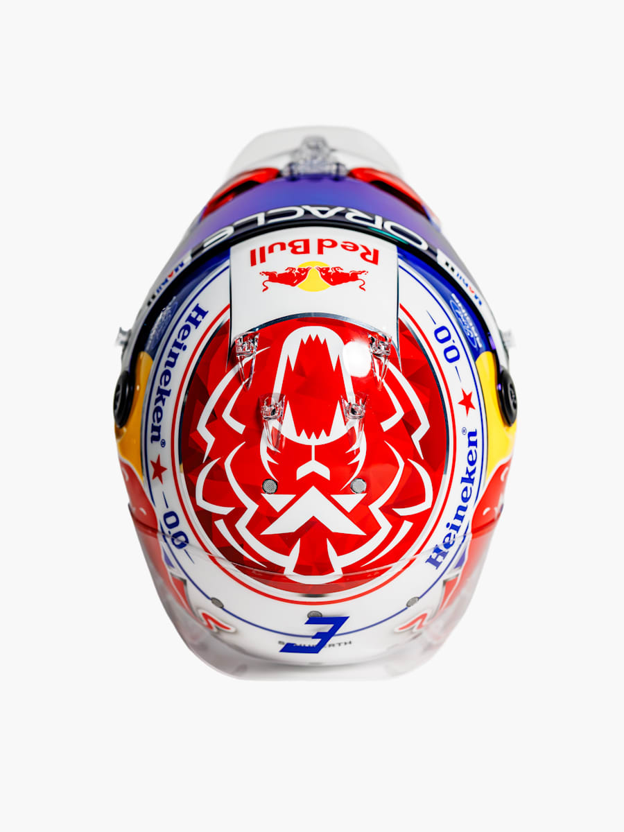 1:2 Max Verstappen Saison 2026 Minihelm (M-RBR26174): Oracle Red Bull Racing