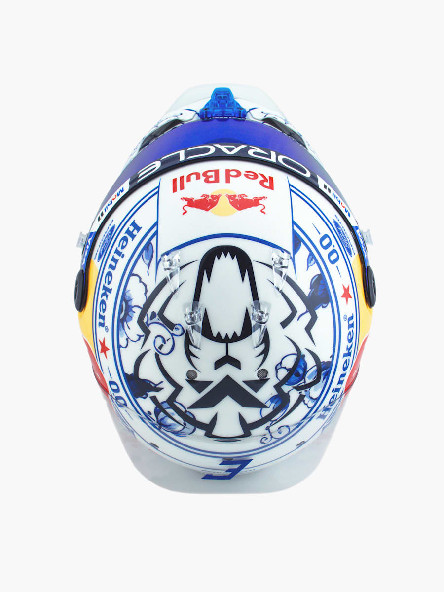 1:2 Max Verstappen Dutch GP 2026 Mini Helmet (M-RBR26238): Oracle Red Bull Racing