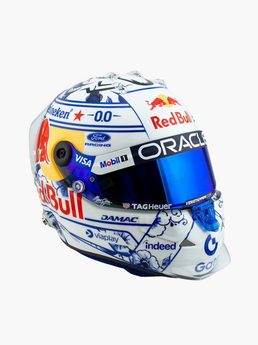 1:4 Max Verstappen Dutch GP 2026 Minihelm (M-RBR26239): Oracle Red Bull Racing