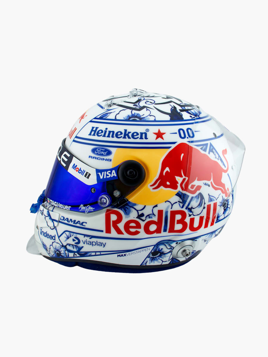 1:4 Max Verstappen Dutch GP 2026 Minihelm (M-RBR26239): Oracle Red Bull Racing