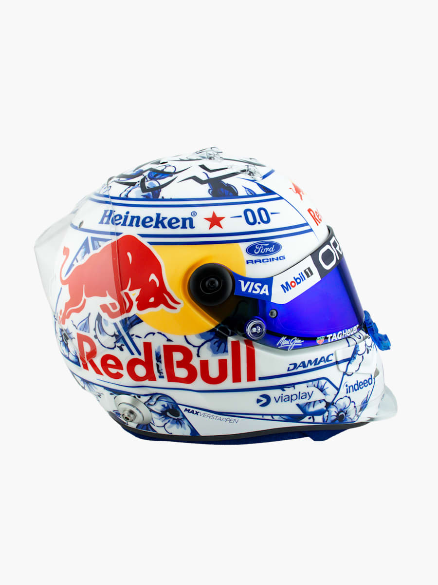 1:4 Max Verstappen Dutch GP 2026 Minihelm (M-RBR26239): Oracle Red Bull Racing