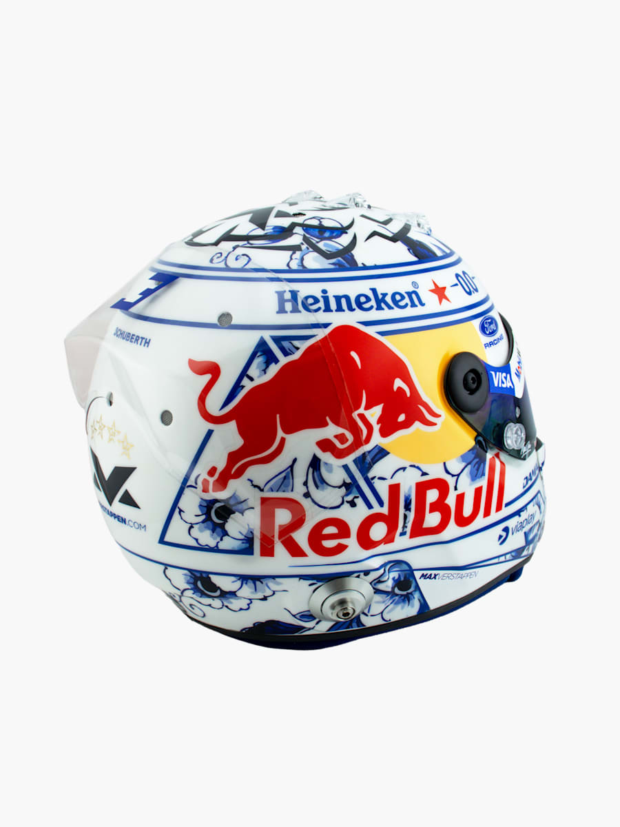 1:4 Max Verstappen Dutch GP 2026 Minihelm (M-RBR26239): Oracle Red Bull Racing