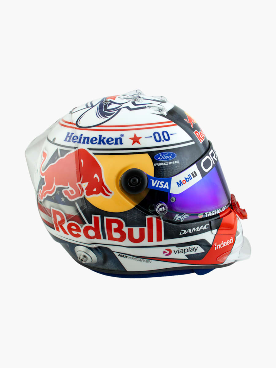 1:4 Max Verstappen Austin GP 2026 Minihelm (M-RBR26241): Oracle Red Bull Racing