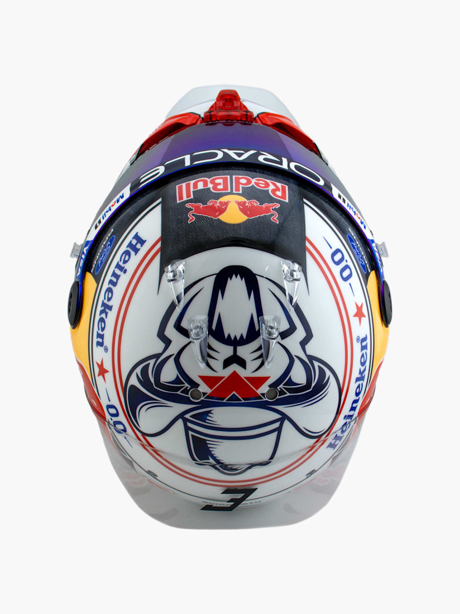 1:4 Max Verstappen Austin GP 2026 Minihelm (M-RBR26241): Oracle Red Bull Racing