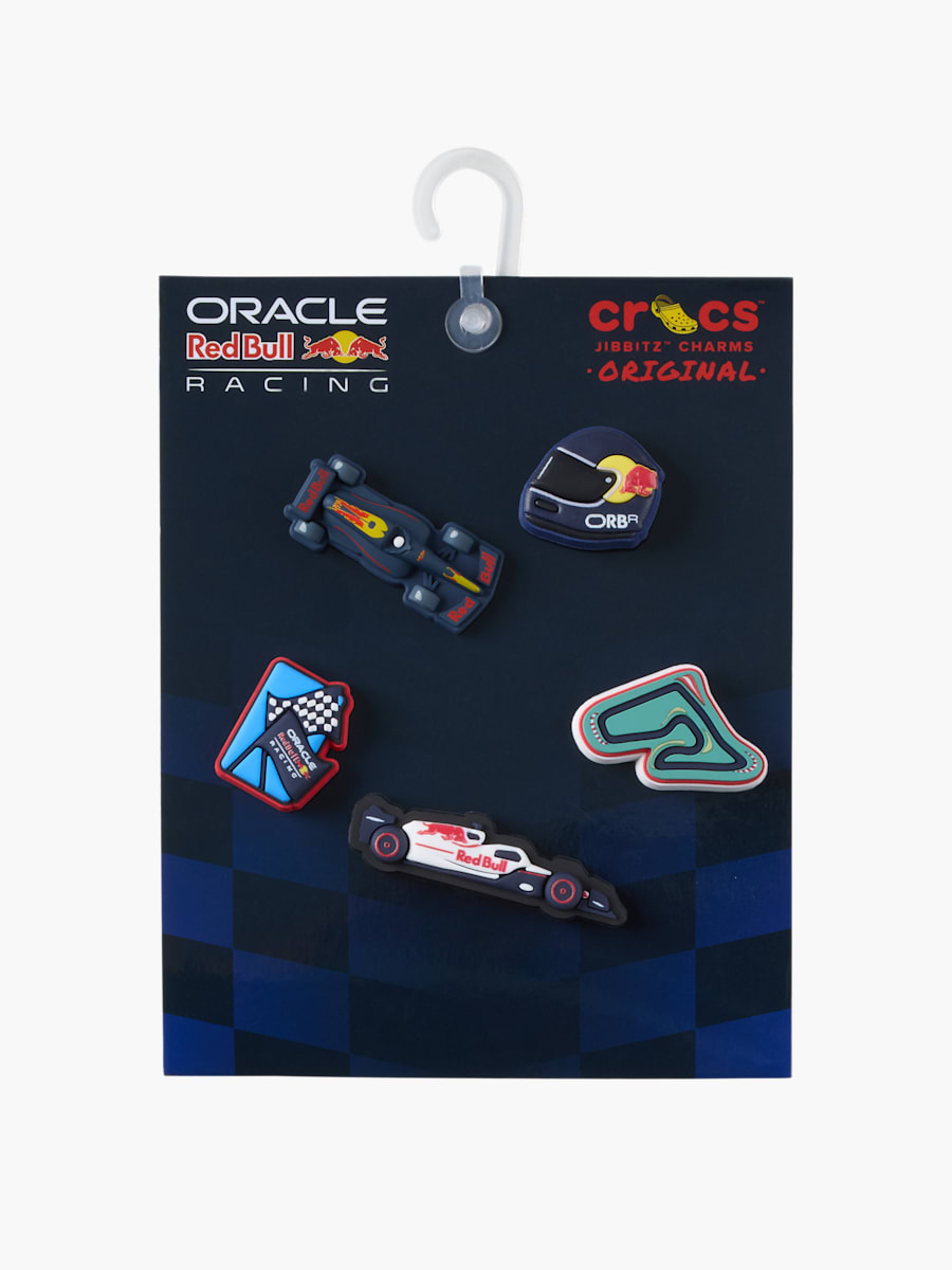 Oracle Red Bull Racing x Crocs Jibbitz 5er-Pack (M-RBR26249): Oracle Red Bull Racing