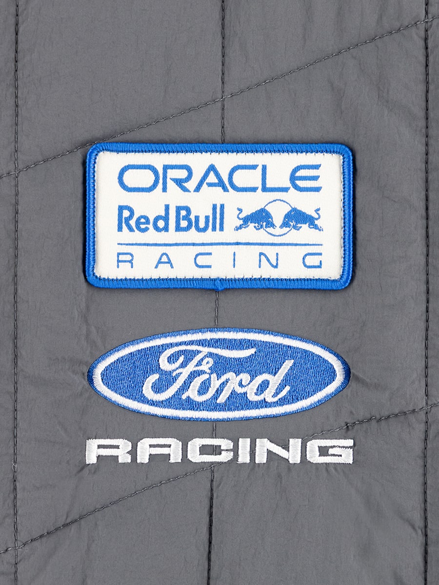 Oracle Red Bull Racing x Ford Quilted Bomber Jacket (M-RBR26253): Oracle Red Bull Racing