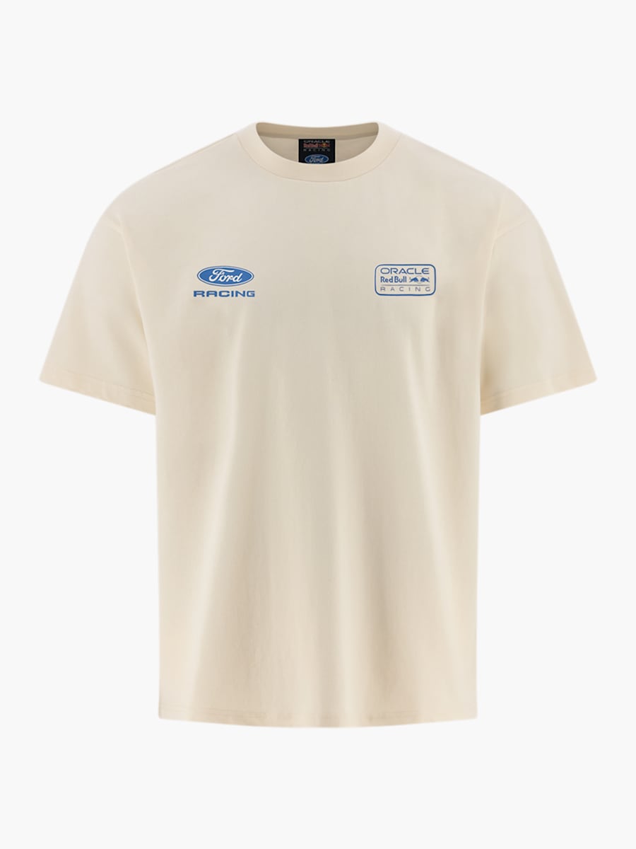 Oracle Red Bull Racing x Ford Drop-Shoulder T-Shirt (M-RBR26255): Oracle Red Bull Racing