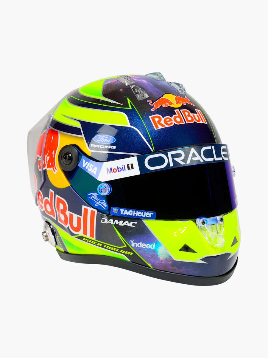 1:2 Isack Hadjar 2026 Season Mini Helmet (M-RBR26293): Oracle Red Bull Racing