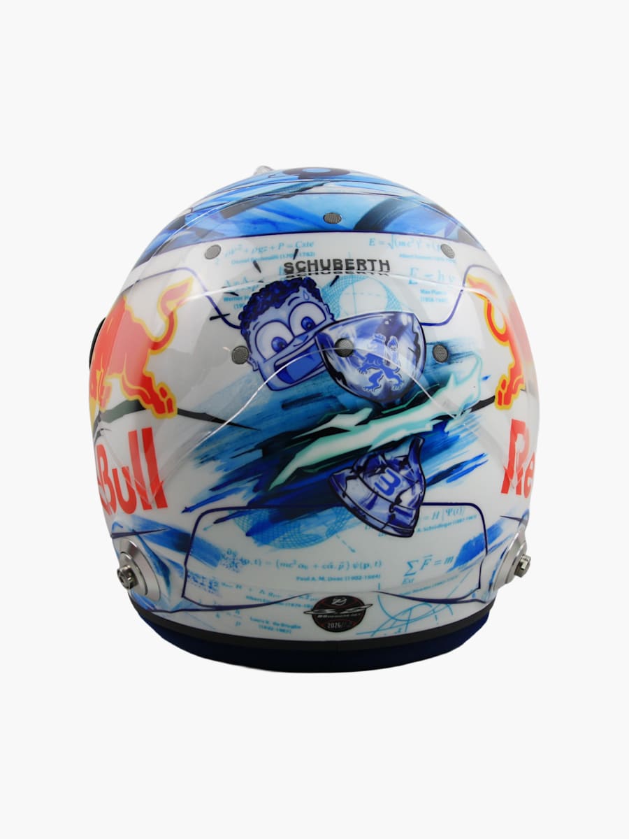 1:2 Isack Hadjar Dutch GP 2026 Mini Helmet (M-RBR26306): Oracle Red Bull Racing