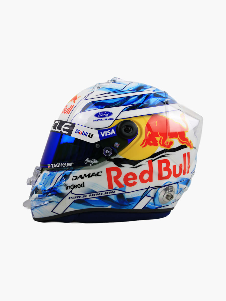 1:2 Isack Hadjar Dutch GP 2026 Mini Helmet (M-RBR26306): Oracle Red Bull Racing