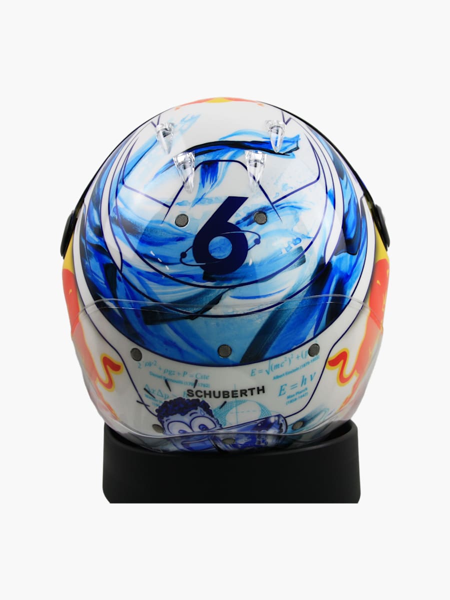 1:2 Isack Hadjar Dutch GP 2026 Mini Helmet (M-RBR26306): Oracle Red Bull Racing