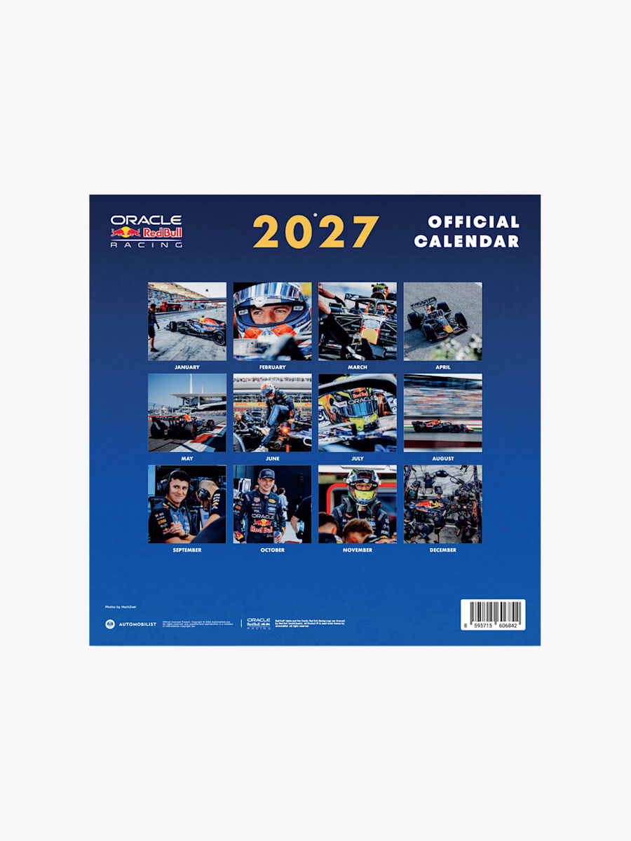 Offizieller Oracle Red Bull Racing Kalender 2027 (M-RBR26346): Oracle Red Bull Racing