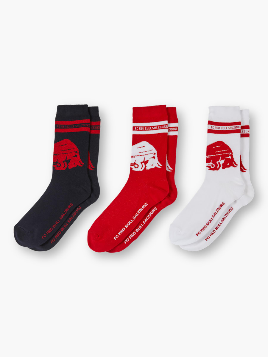 RBS ソックス（3足セット） (RBS22065): FC Red Bull Salzburg