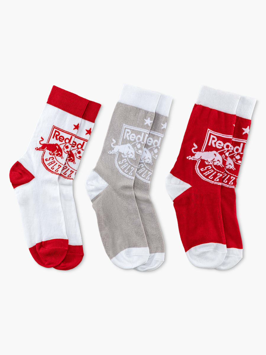 Set di 3 paia di calzini Logo RBS (RBS24107): FC Red Bull Salzburg