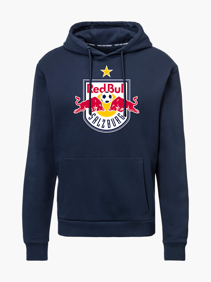 Sudadera con capucha azul marino con logo (RBS24123): FC Red Bull Salzburg