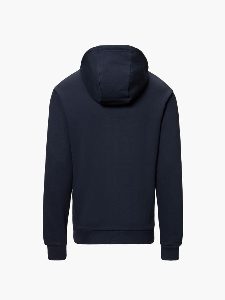 Sudadera azul marino con capucha, cremallera y logo para jóvenes (RBS24124): FC Red Bull Salzburg