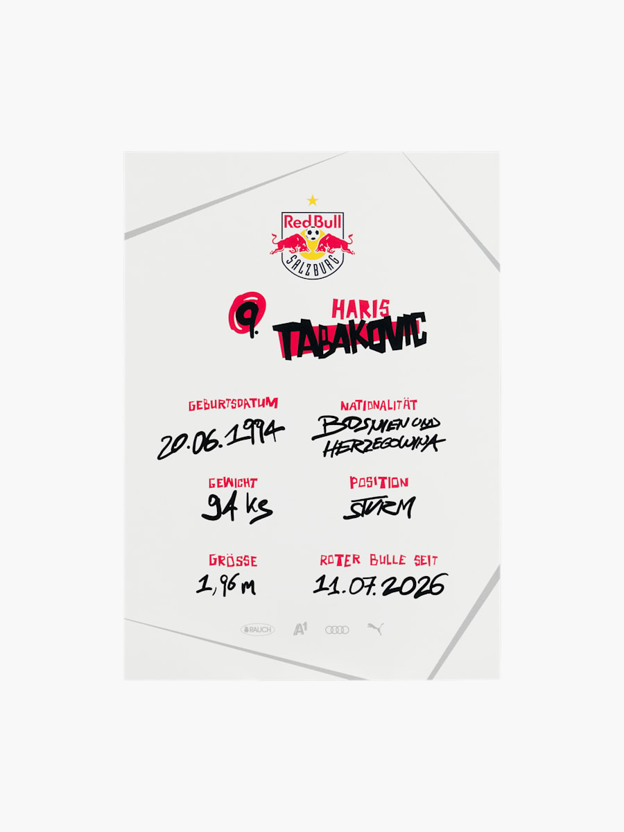 RBS Autogrammkartenset 26/27 (M-RBS26050): FC Red Bull Salzburg