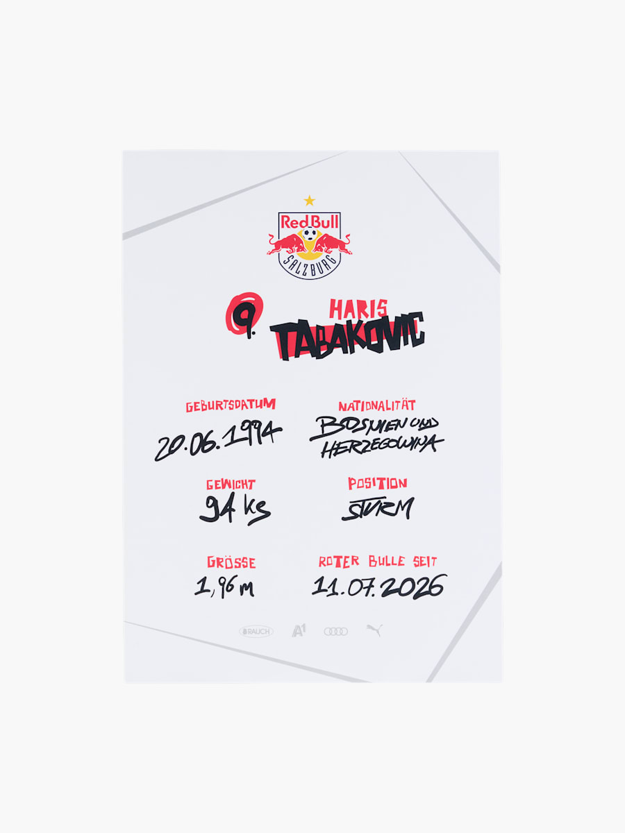 RBS Hand-Signed Autograph Set 26/27 (M-RBS26051): FC Red Bull Salzburg