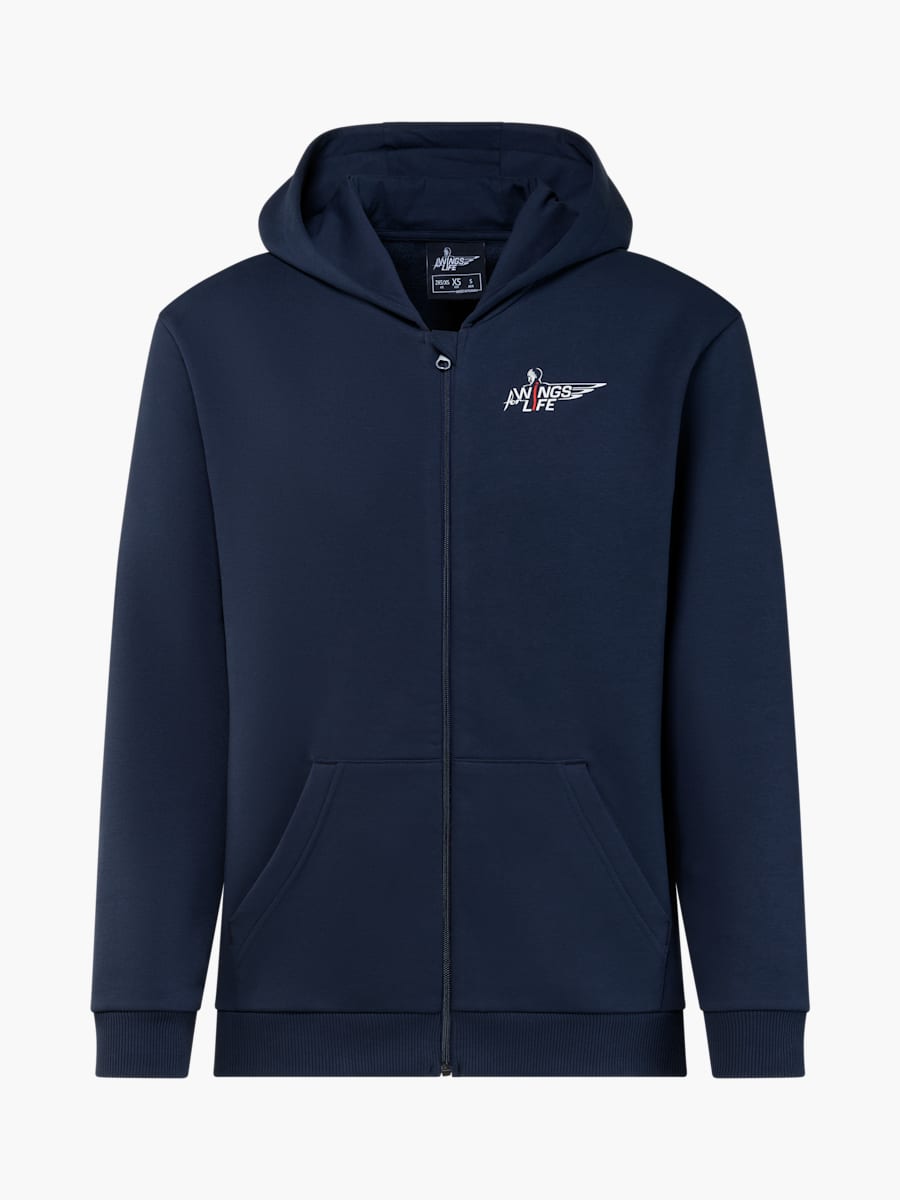 Essential Kapuzenjacke mit Reißverschluss (M-WFL262002): Wings for Life World Run