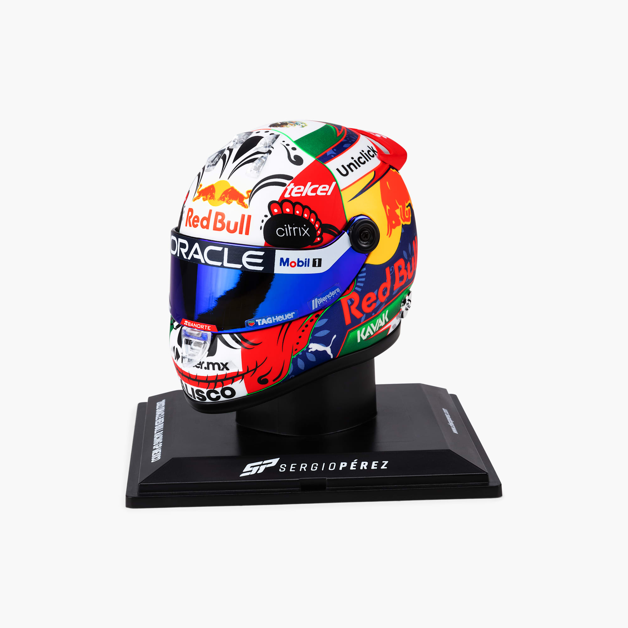 Oracle Red Bull Racing Shop 14 Checo Perez Mexico GP 2022 Mini Helmet