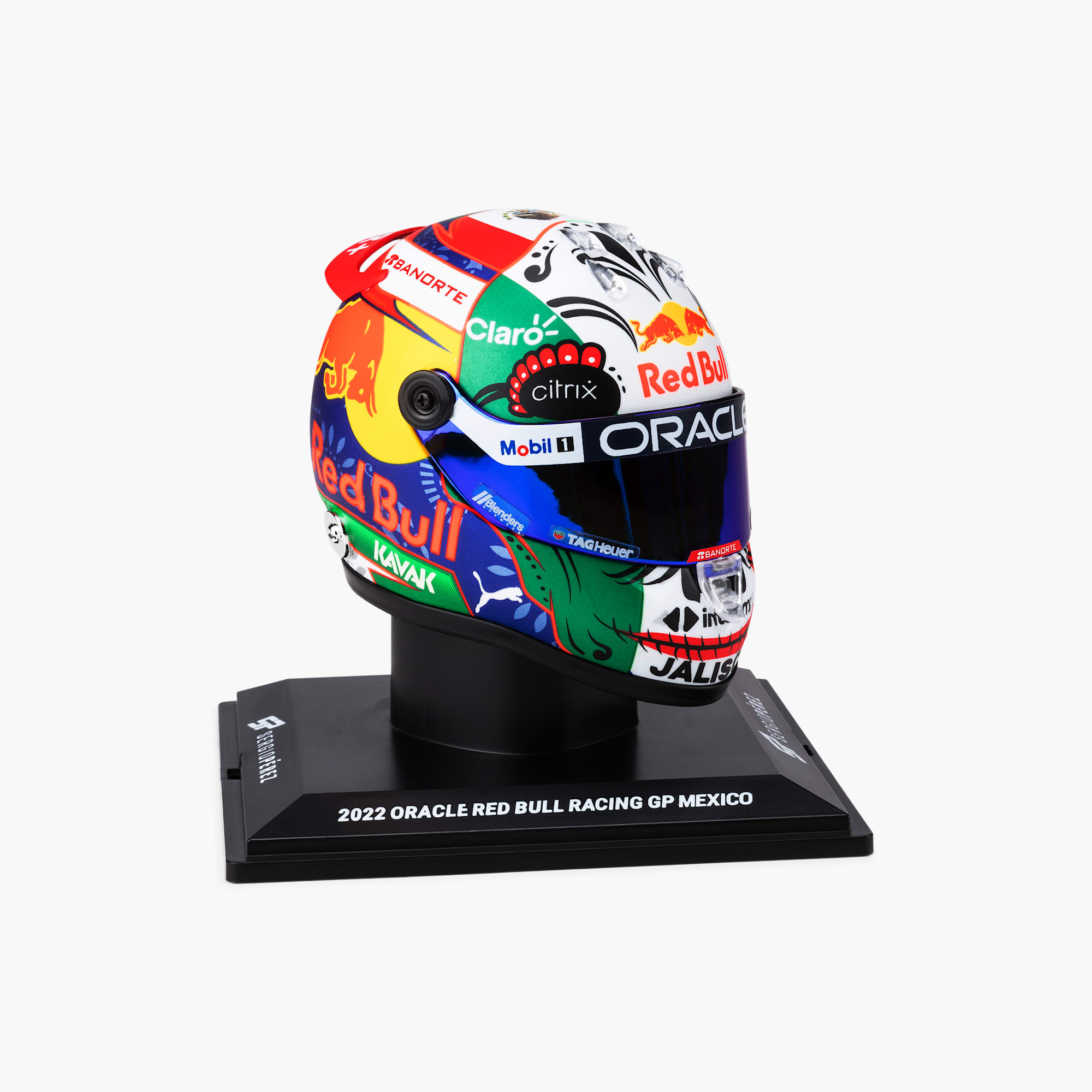 Oracle Red Bull Racing Shop 14 Checo Perez Mexico GP 2022 Mini Helmet