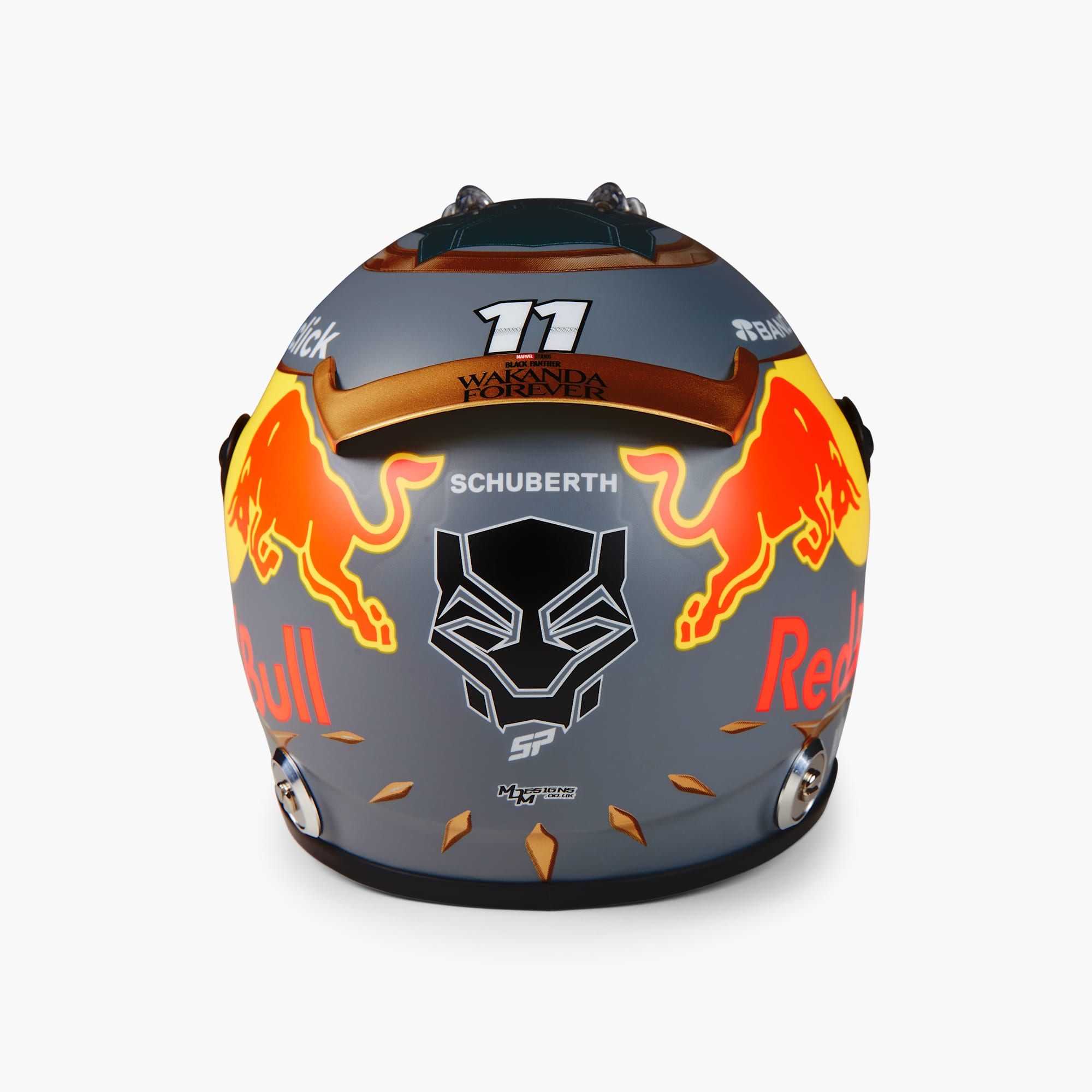 Oracle Red Bull Racing Shop 12 Checo Perez Brazil GP 2022 Mini Helmet