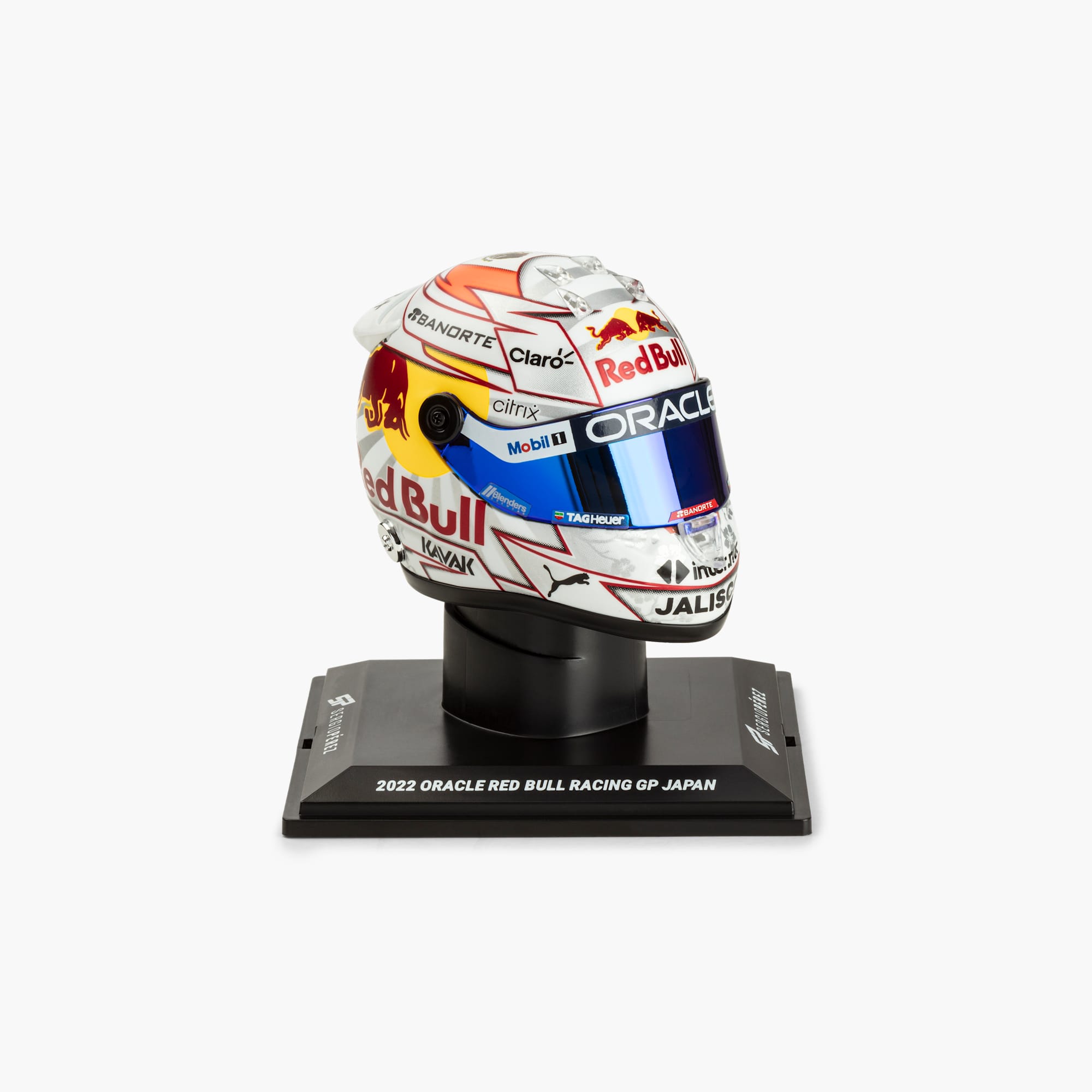 Oracle Red Bull Racing Shop: 1:4 Checo Perez Japan GP 2022 Mini Helmet ...