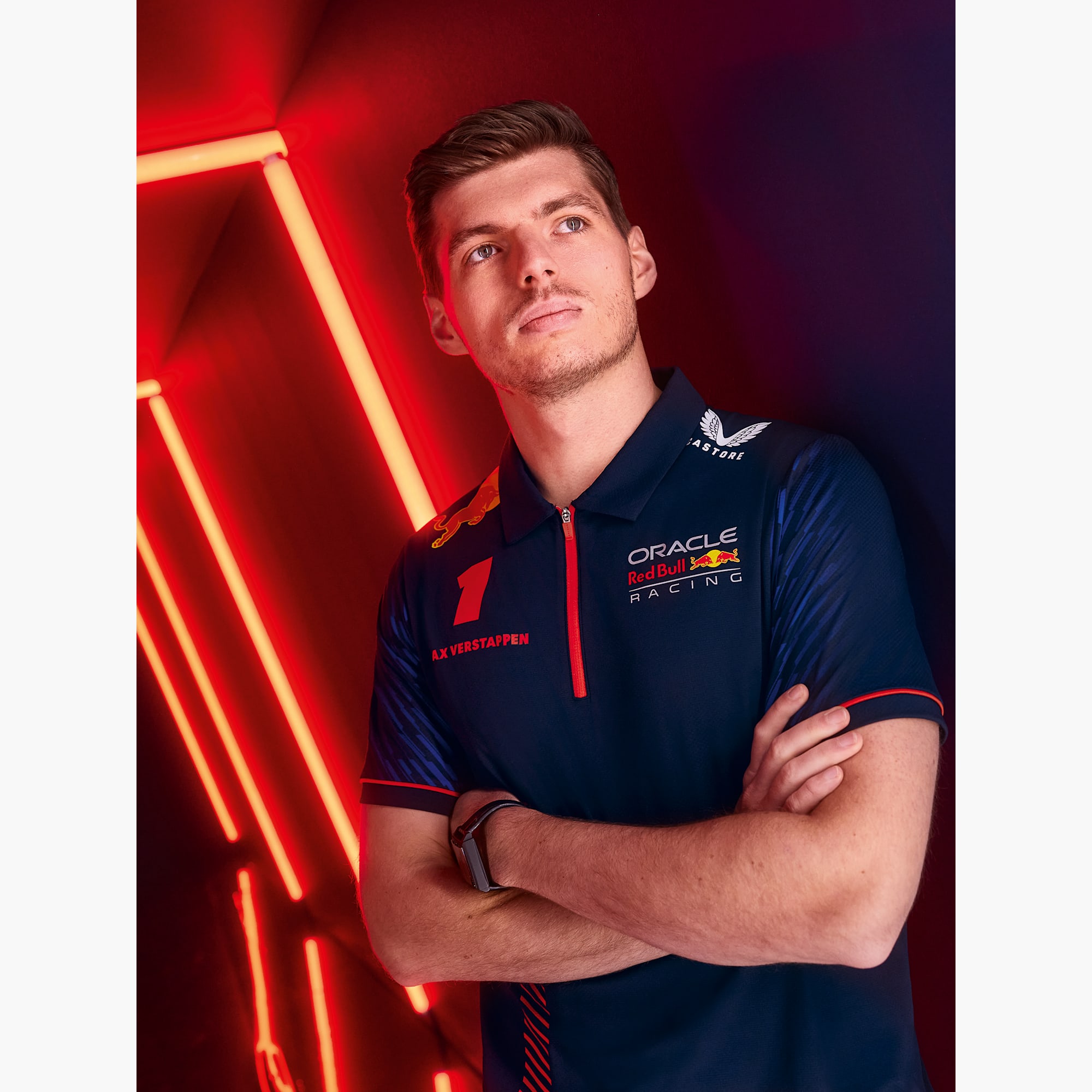 Oracle Red Bull Racing Shop Official Teamline Max Verstappen Poloshirt