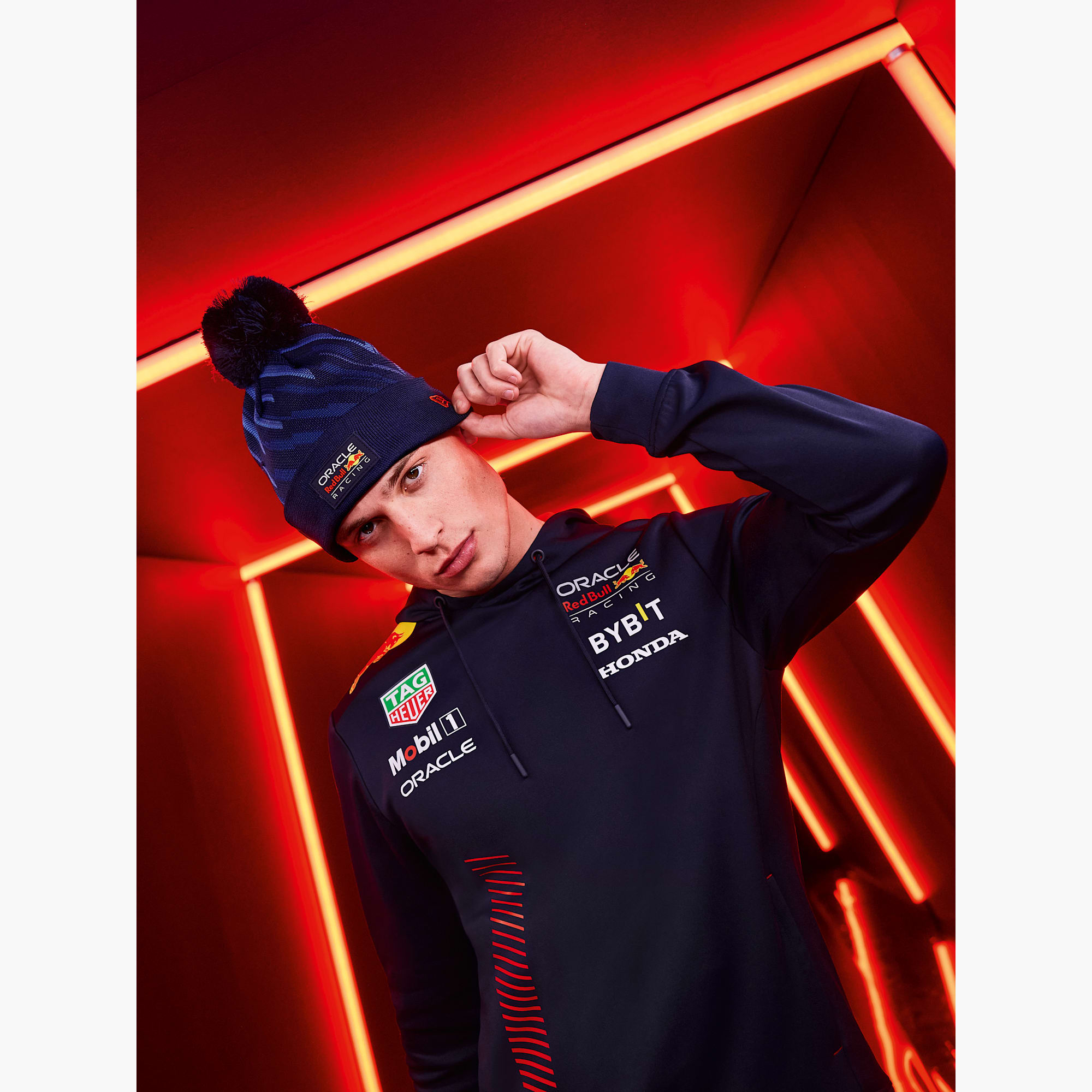 Oracle Red Bull Racing Shop New Era Verstappen Driver Bobble Hat