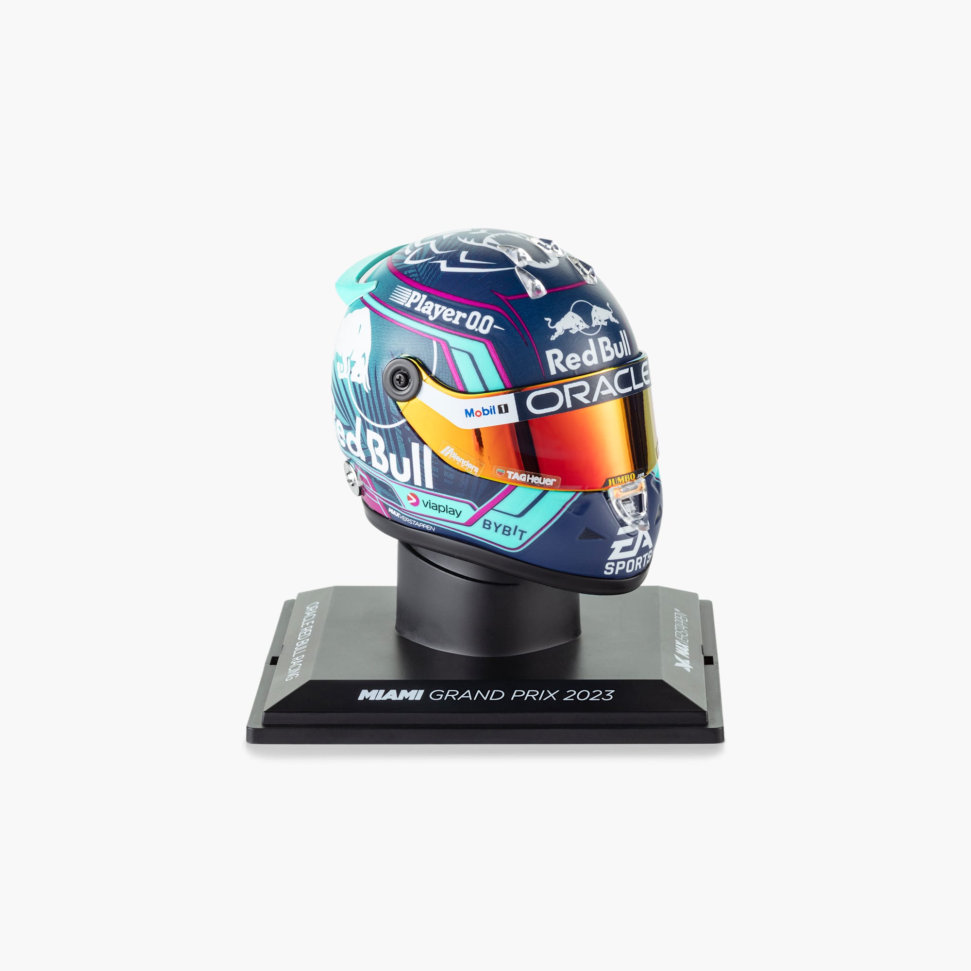 Oracle Red Bull Racing Shop: 1:4 Max Verstappen Miami GP 2023 Mini ...