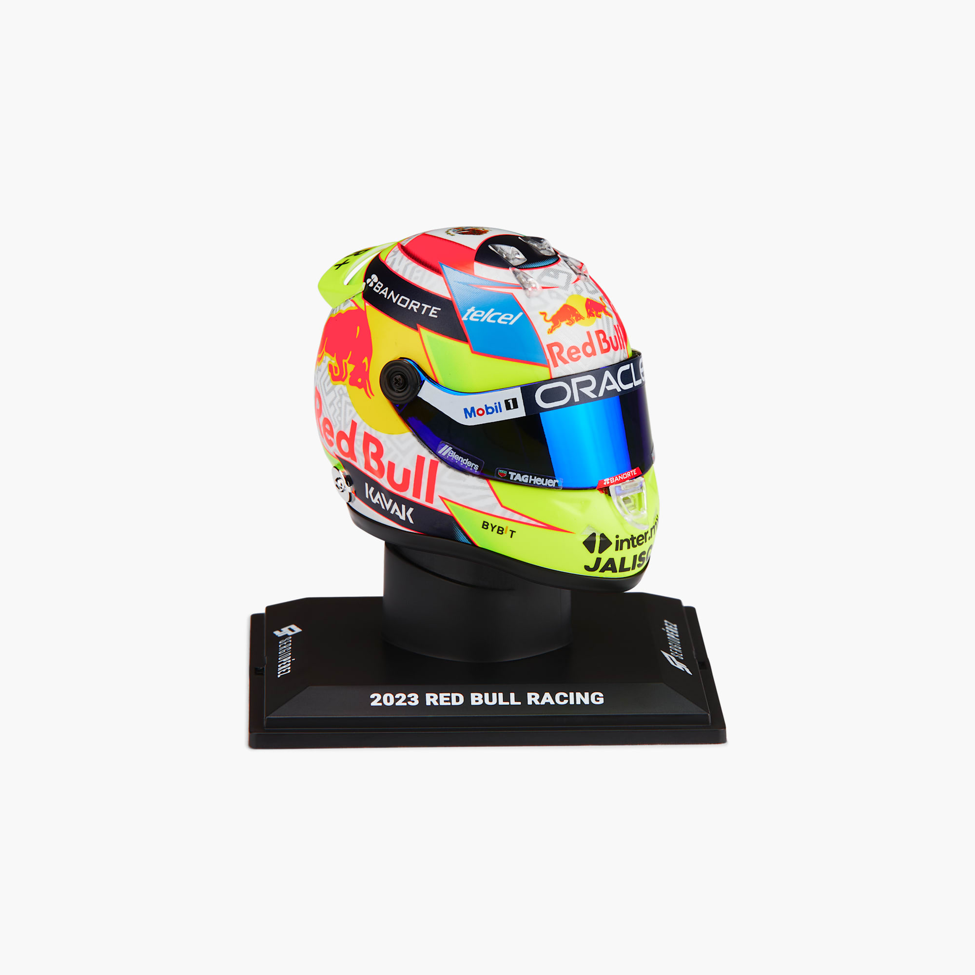 Oracle Red Bull Racing Shop: 1:4 Checo Perez Season 2023 Mini Helmet ...