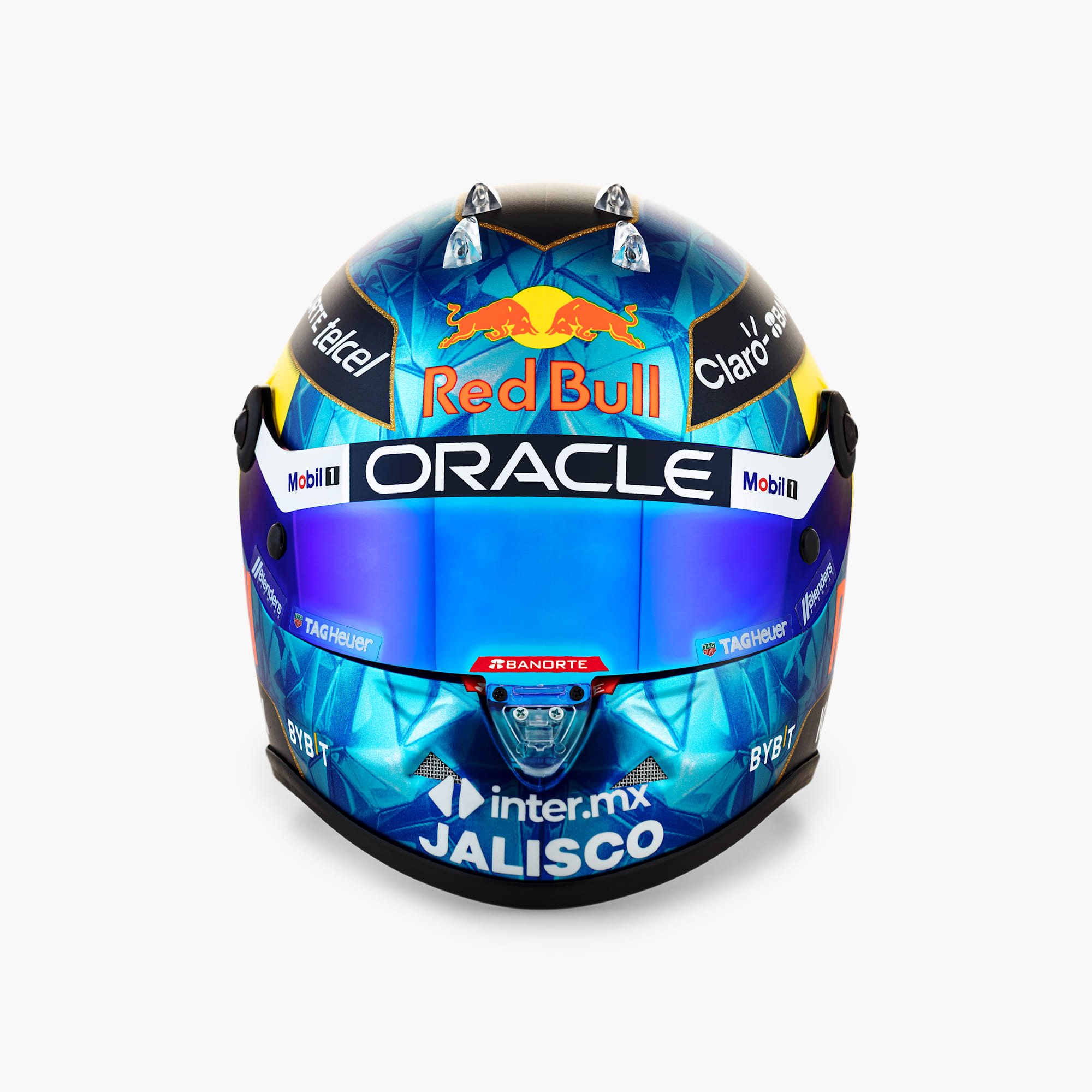Oracle Red Bull Racing Shop 12 Checo Perez Monaco GP 2023 Mini Helmet