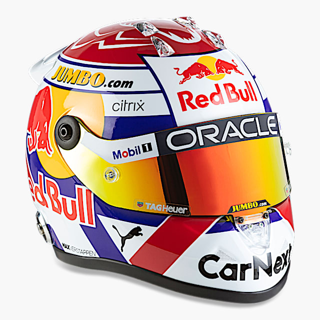 1:2 Max Verstappen Dutch GP 2022 Mini Helmet (RBR22252): Red Bull Racing 1-2-max-verstappen-dutch-gp-2022-mini-helmet (image/jpeg)