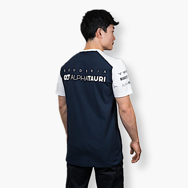 Red BullScuderia AlphaTauri Official Teamline T Shirt Abbigliamento Ufficiale Marca Uomini X-Small 