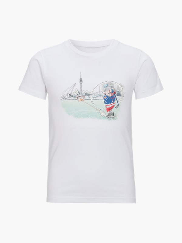 RBM Mike T-Shirt Youth (M-ECM24145): EHC Red Bull München