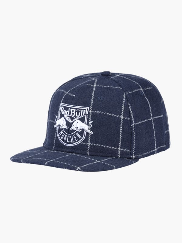 RBM Chequered Flat Cap (M-ECM25065): EHC Red Bull München