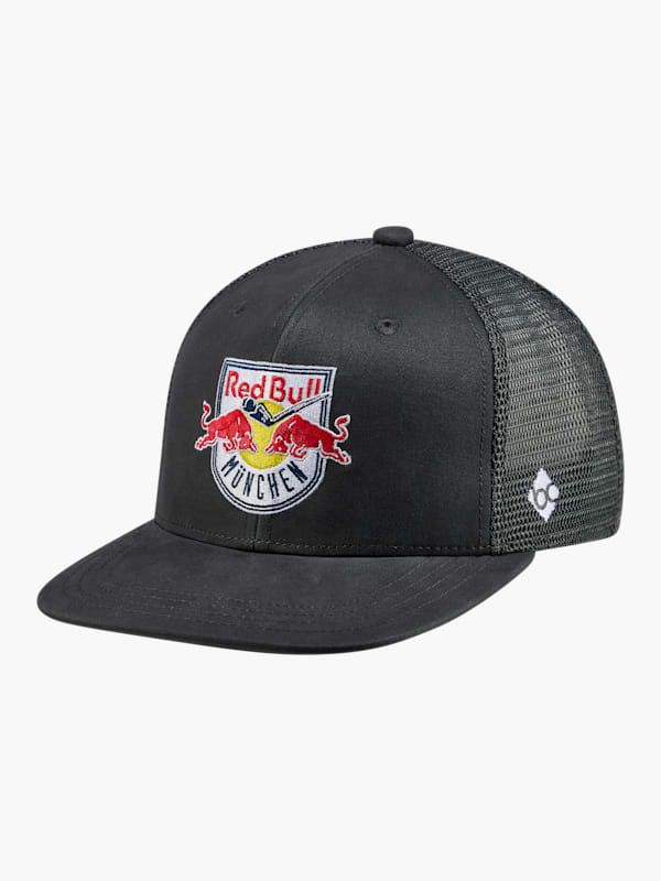 ECM x Bavarian Caps Black Flat Cap (M-ECM26010): EHC Red Bull München