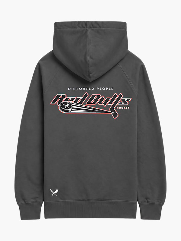 RBM x Distorted People Raglan Hoodie (M-ECM26029): EHC Red Bull München