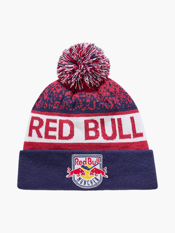 RBM Red Bulls Hockey Pom Pom Beanie (M-ECM264021): EHC Red Bull München
