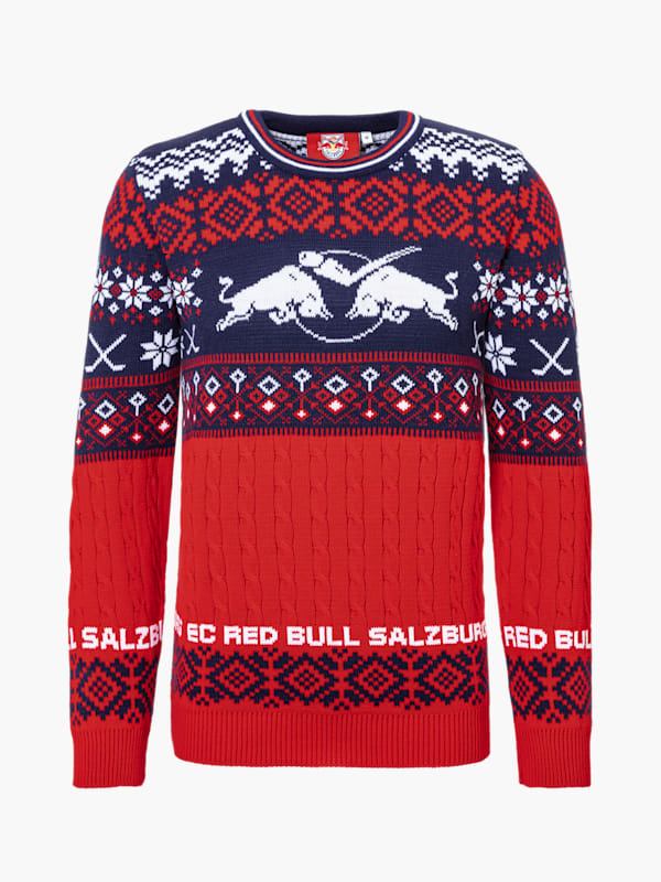 EC Red Bull Salzburg Winter Pullover (ECS24030): EC Red Bull Salzburg