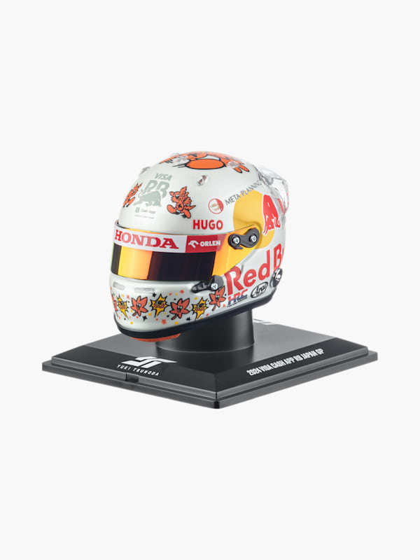 1:4 Yuki Tsunoda Japan GP 2024 Mini Helm (RAB24046): Visa Cash App Racing Bulls